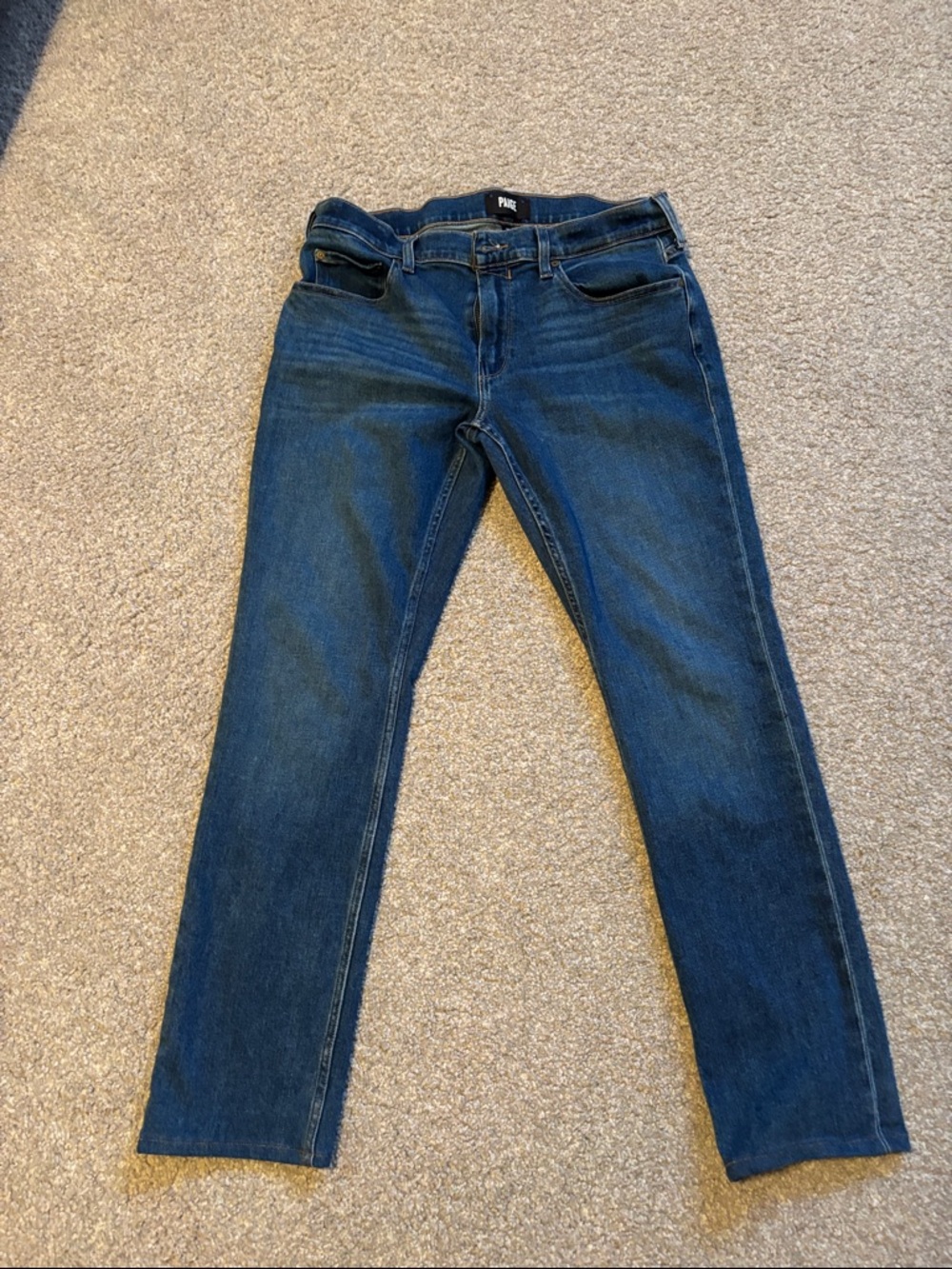 PAIGE Blue Denim Men’s Federal Jeans 31